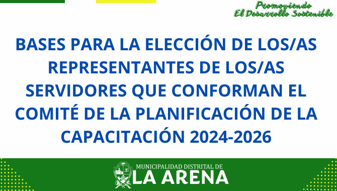 Representantes de Comité de Planificación de Capacitación 2024-2026