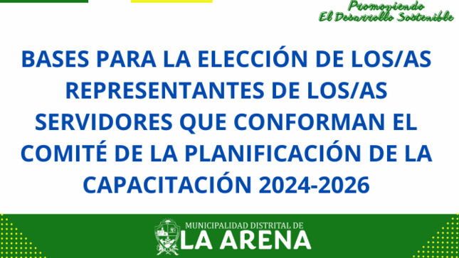 Representantes de Comité de Planificación de Capacitación 2024-2026