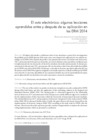 Vista preliminar de documento El voto electrónico_ algunas lecciones aprendidas antes y después de su aplicación en las ERM 2014