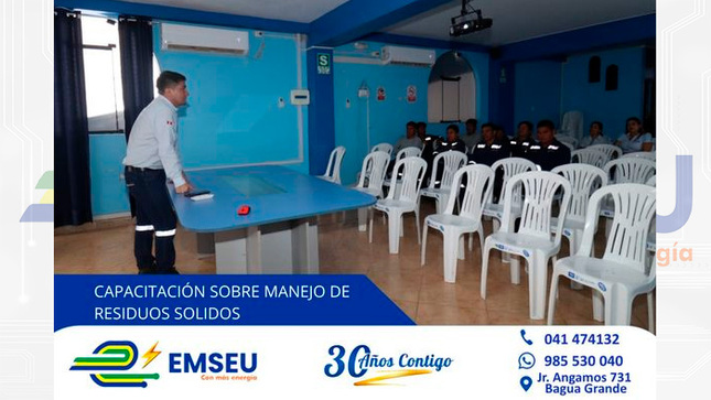 Capacitación de manejo de residuos sólidos peligrosos y no peligrosos.