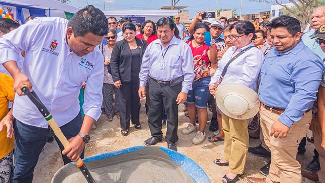 MPP concreta un anhelo de más de 50 años con la colocación de la primera piedra en el tablazo sector 2