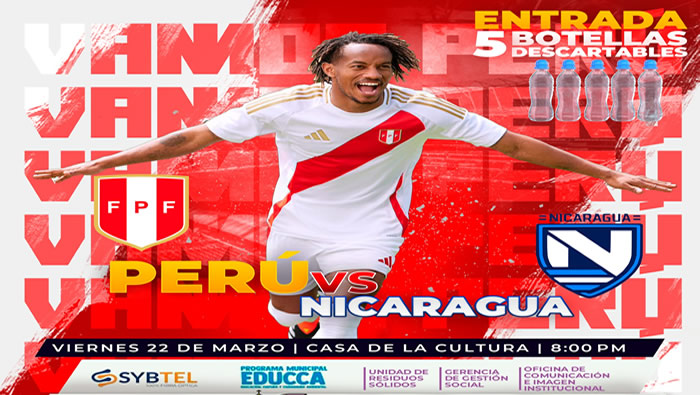 Te Invitamos A Disfrutar El Partido Amistoso Entre Perú Vs. Nicaragua En Pantalla Gigante ⚽