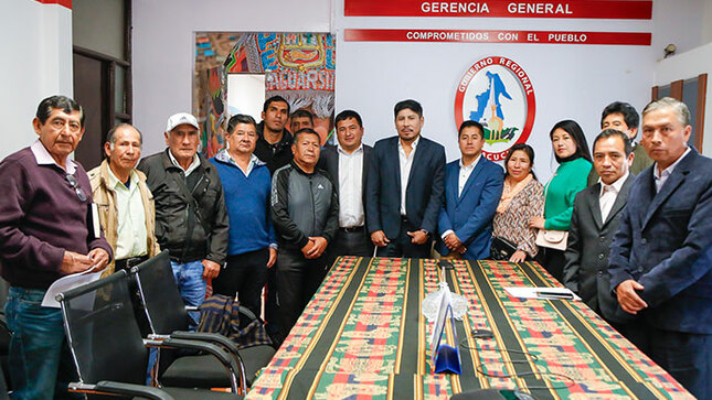 Gore Ayacucho junto al PRIDER atiende demandas del distrito de Quinua