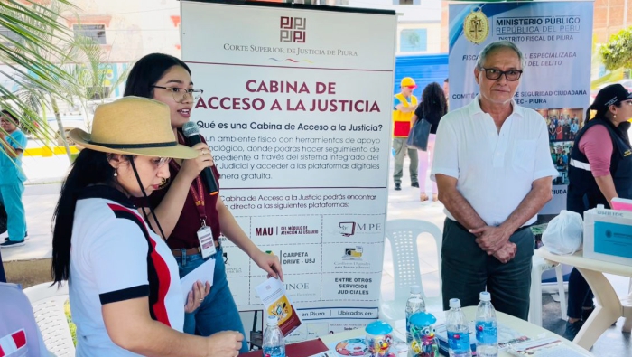 Corte Superior de Piura brindó orientación jurídica a los Castellanos