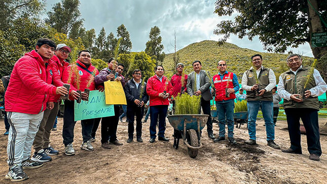 PRIDER gestionó 10 mil plantones forestales para 4 cuencas hidrográficas de la provincia de Huanta