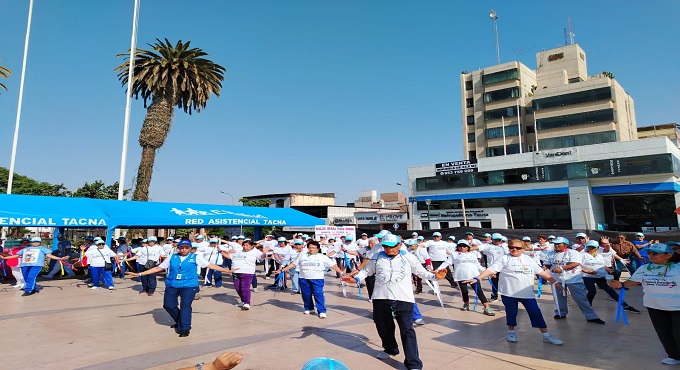 EsSalud Tacna realiza masiva caminata por el Día Mundial del Riñón