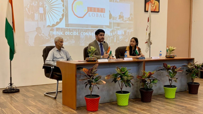 Embajada del Perú en la India participa con ponencia en el evento “Chat with a Diplomat” en la Universidad de Delhi