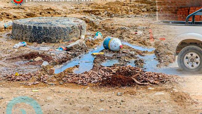 Municipalidad erradica foco de contaminación en A.H. Marko Jara