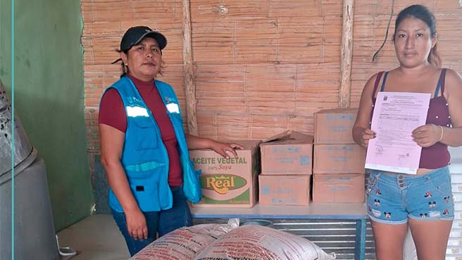 Comuna paiteña abasteció con 21 toneladas de alimentos a comedores populares