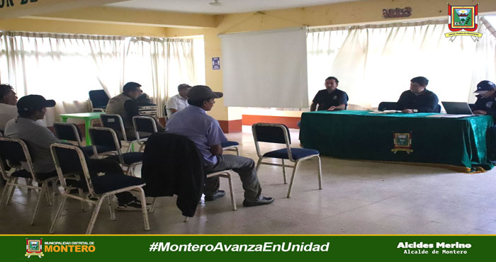 Reunión de coordinación con integrantes de los MATARIFES. 