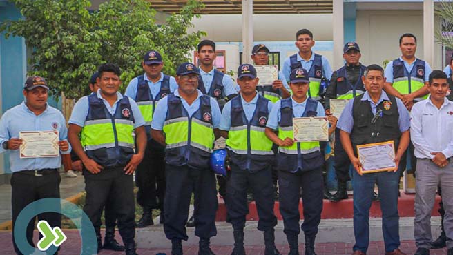 Comuna paiteña capacita a serenos para mejorar capacidad de respuesta frente a emergencias