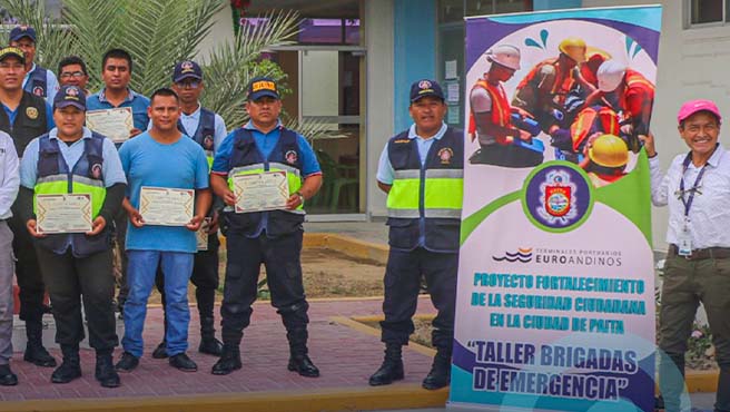 Comuna paiteña capacita a serenos para mejorar capacidad de respuesta frente a emergencias