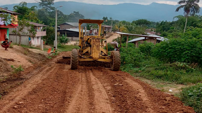 Municipalidad Realiza Mantenimiento de carretera en la comunidad de EPEMIMU