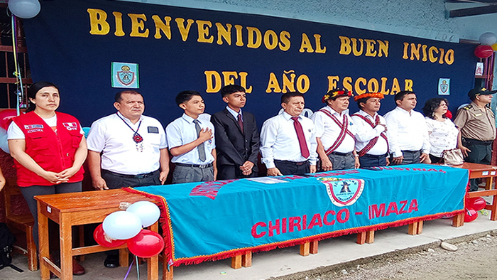 Alcalde Distrital participo del inicio del año escolar 2024 en la I.E. “Técnico Industrial Secundario Tupac Amaru”