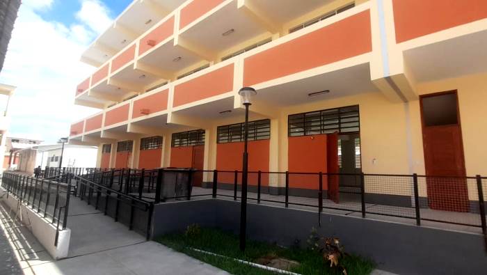 Sullana: GORE culmina mejoramiento de colegio INIF Nº 48 en beneficio de 600 estudiantes