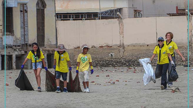 Municipalidad de Paita e instituciones aliadas recolectan 4 toneladas de residuos en playas.