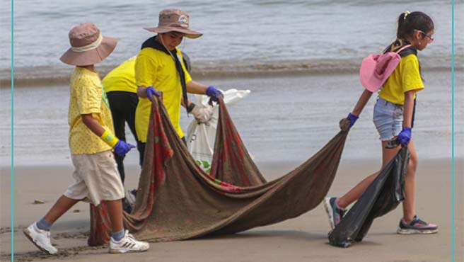 Municipalidad de Paita e instituciones aliadas recolectan 4 toneladas de residuos en playas.