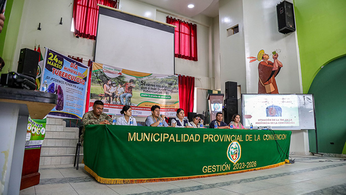 Autoridades unidas contra la tuberculosis en La Convención