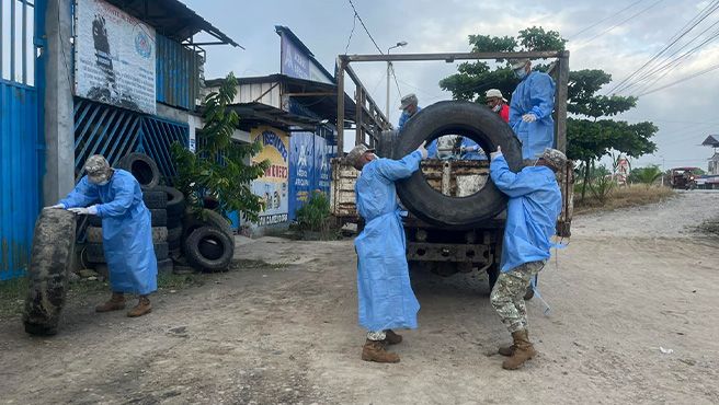 San Martín: 19 toneladas de potenciales criaderos de dengue fueron eliminados en Tocache