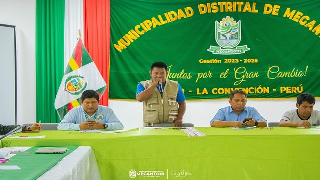 Municipalidad de Megantoni encamina conformación del comité distrital de Salud