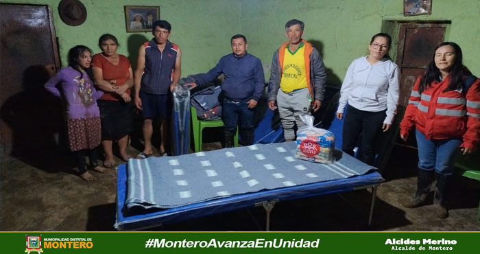 La MDM brinda ayuda humanitaria a las personas afectadas por las intensas lluvias.