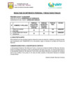Vista preliminar de documento PUBLICACION DE CONVOCATORIA RESULTADOS FINALES