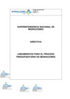 Vista preliminar de documento E03.OPP.DI.003-Lineamientos para el proceso presupuestario - Version 02