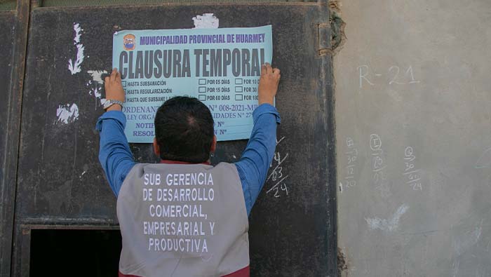 Sancionó con la clausura temporal hasta la regularización al establecimiento “Poseidón