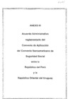 Vista preliminar de documento Acuerdo Administrativo Reglamentario del Convenio de Aplicación del Convenio Iberoamericano de Seguridad social entre Perú y Uruguay