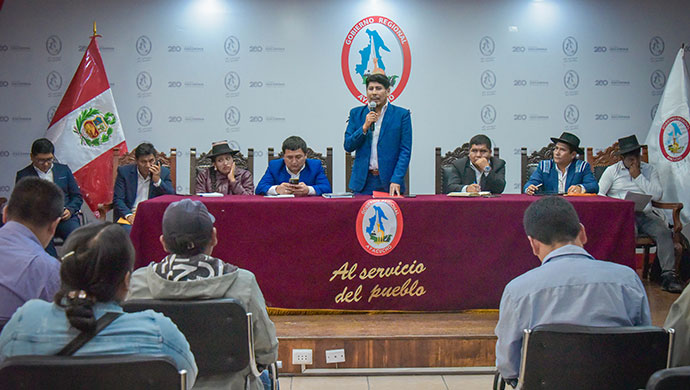 Gore Ayacucho garantizó la ejecución del proyecto Ustunaccocha en Vinchos