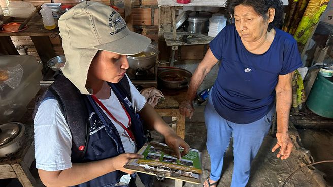Loreto brigadas de salud inspeccionaron 800 viviendas de San Juan Bautista para eliminar potenciales criaderos de dengue