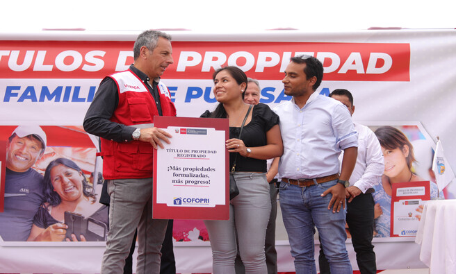 Este acuerdo reducirá la informalidad en dicho distrito, beneficiando a cerca de 5 mil habitantes de la zona.