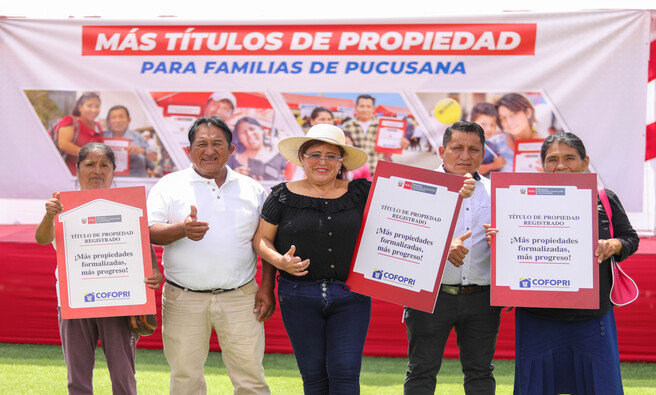 Este acuerdo reducirá la informalidad en dicho distrito, beneficiando a cerca de 5 mil habitantes de la zona.