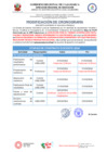 Vista preliminar de documento Convocatoria evaluacion de expedientes baja de perfil