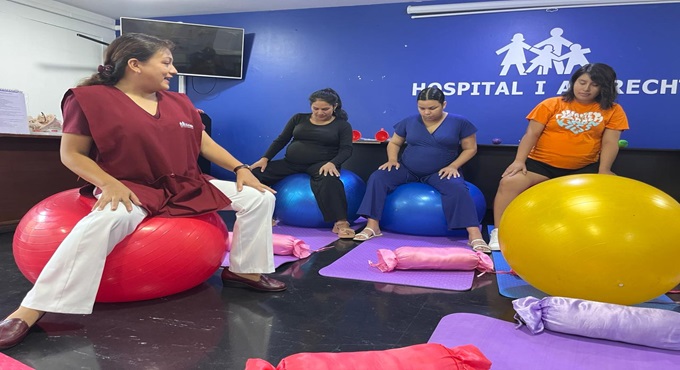 Hospital Albrecht promueve talleres de psicoprofilaxis para una maternidad responsable