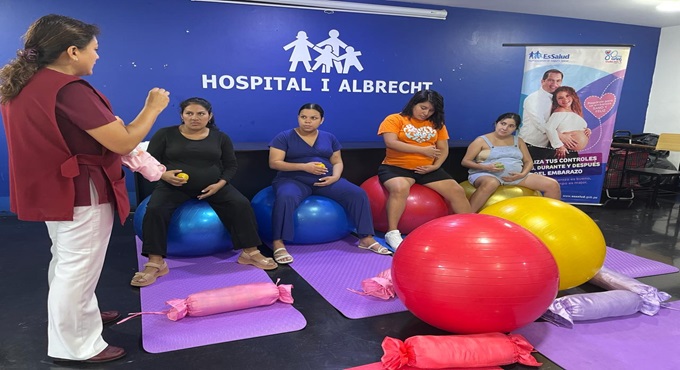 Hospital Albrecht promueve talleres de psicoprofilaxis para una maternidad responsable