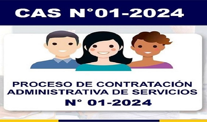 Convocatoria CAS Nº 01-2024-MDP