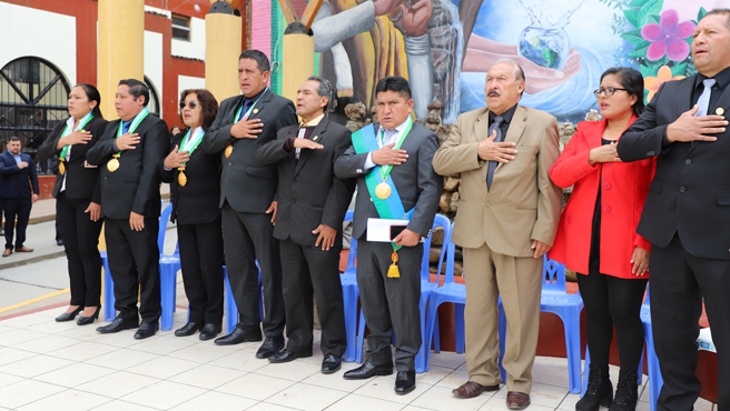 Ceremonia protocolar por los 136° Años del Nacimiento de José Sabogal Diéguez, insigne pintor Cajabambino