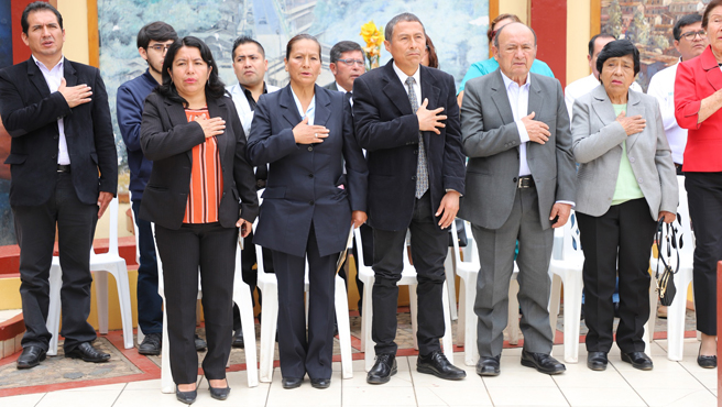 Ceremonia protocolar por los 136° Años del Nacimiento de José Sabogal Diéguez, insigne pintor Cajabambino