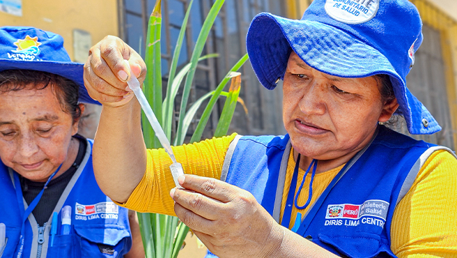 Foto 3 de Diris Lima Centro identifica más de 215 mil recipientes con agua con riesgo de reproducir el dengue