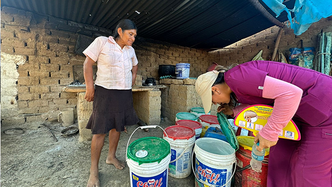 Centro de salud de Salas refuerza actividades para prevenir el dengue en el distrito