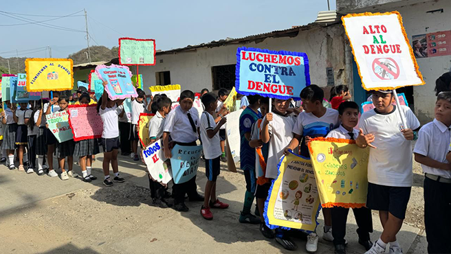 Centro de salud de Salas refuerza actividades para prevenir el dengue en el distrito