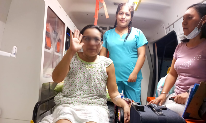 Otro traslado para tratamiento de mayor complejidad
