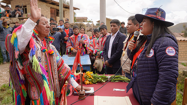 Corte Superior de Justicia de Cusco inauguró el Juzgado de Paz en la Comunidad Campesina de Quesccay