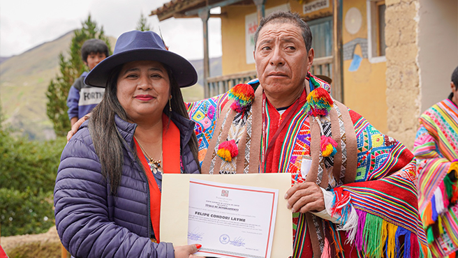 Corte Superior de Justicia de Cusco inauguró el Juzgado de Paz en la Comunidad Campesina de Quesccay