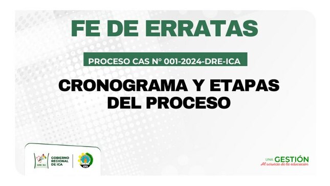 fe de erratas