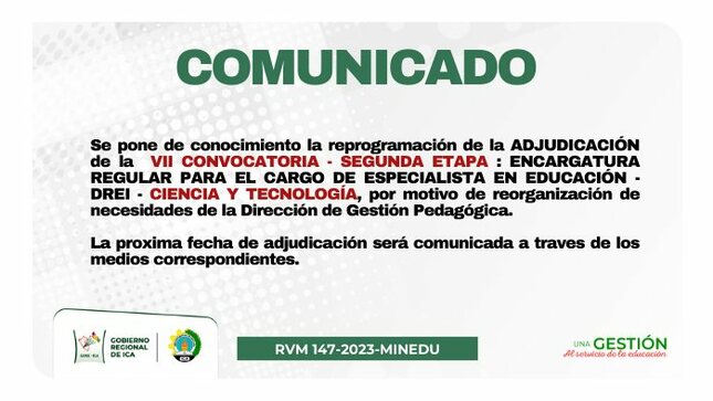 comunicado