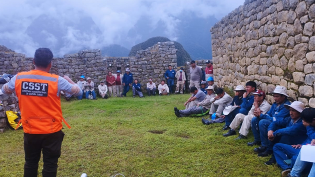 Capacitación en Machupicchu