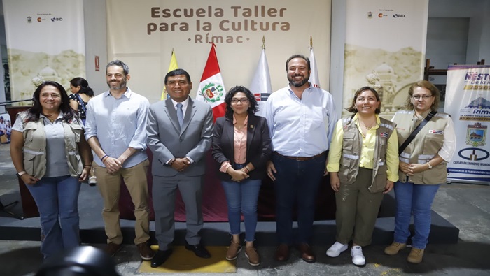 Ministra de Cultura presentó la Escuela Taller para la Cultura en el Rímac con una inversión de más de S/600 mil