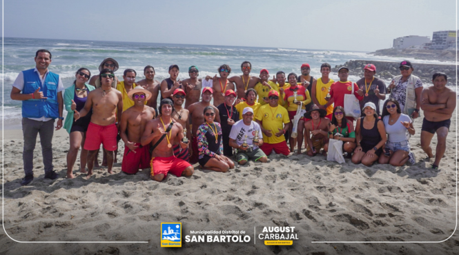 ¡Las Olimpiadas de la Escuela Municipal LOBOS DEL SUR  fueron todo un éxito en Playa Norte! 
